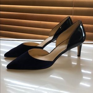Nine West navy blue heels